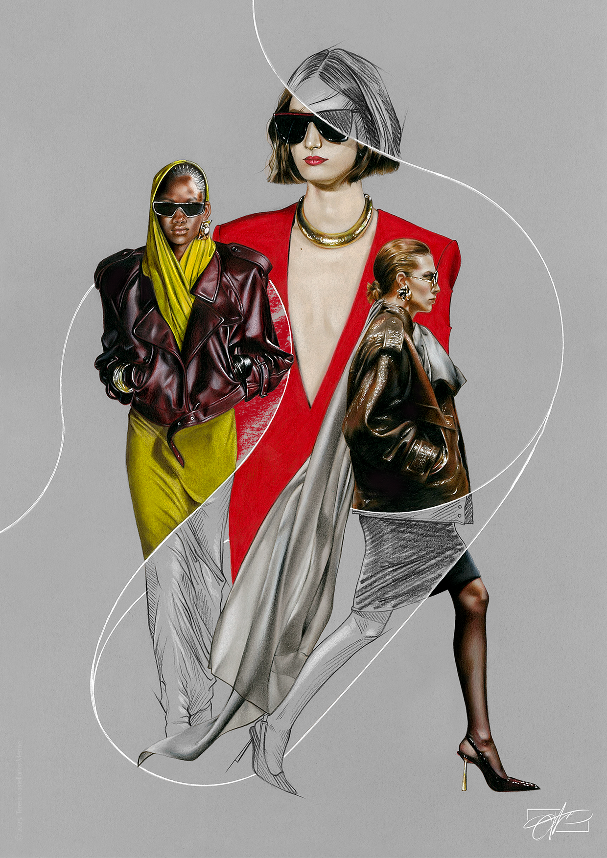 Fida x Illustrating Fashion: A Spotlight on YSL – fidaworldwide