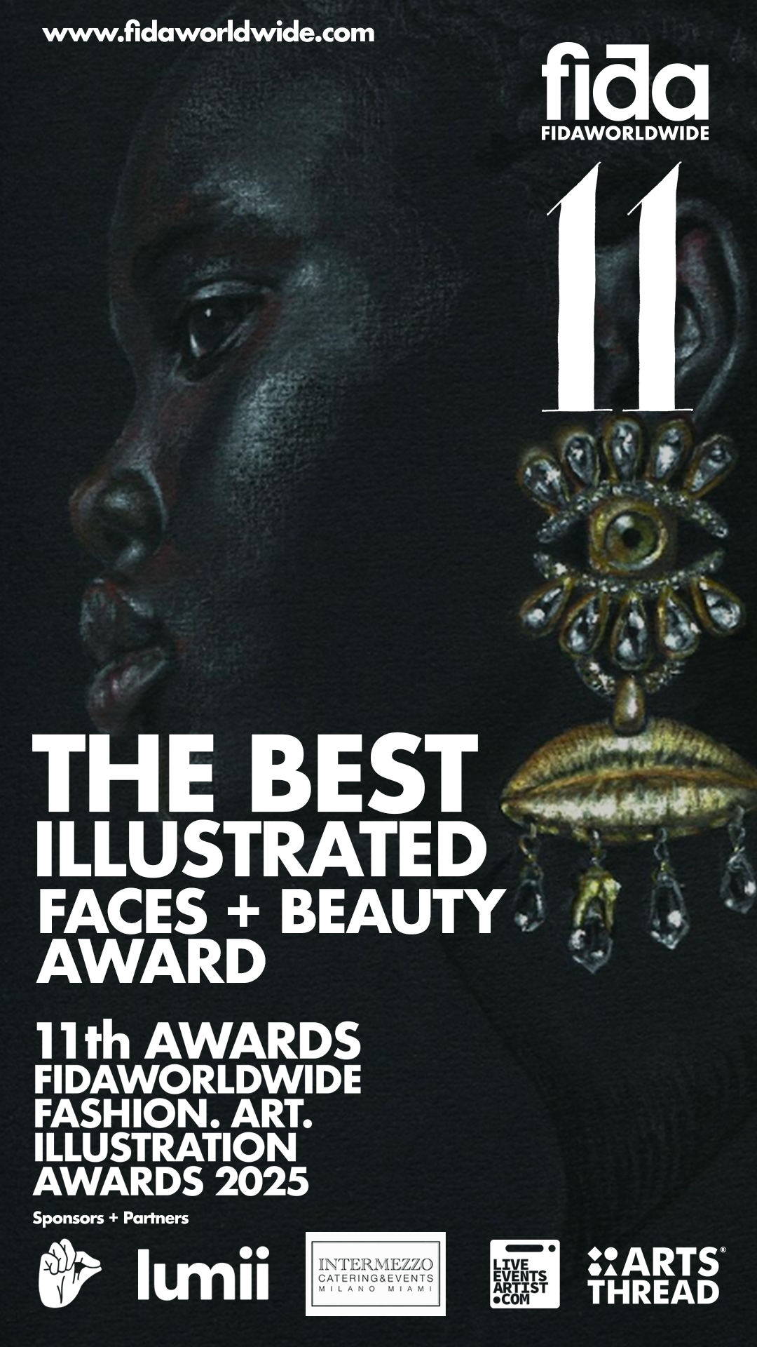 Best Illustrated Faces & Beauty Award – Fida 11th Awards (Early bird until end of month)