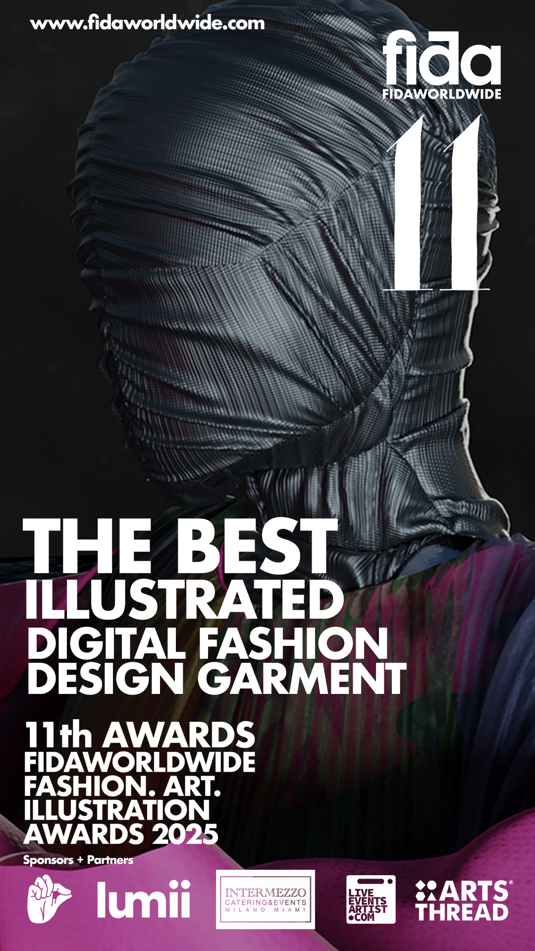 Best Illustrated Digital Fashion Design Award – Fida 11th Awards (Early bird until end of month)