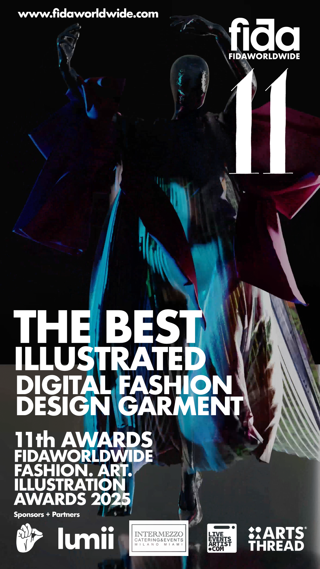 Best Illustrated Digital Fashion Design Award – Fida 11th Awards (Early bird until end of month)
