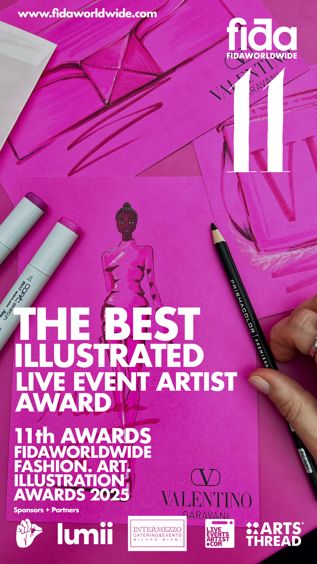 Best Live Event Illustrator Award – Fida 11th Awards (Early bird until end of month)
