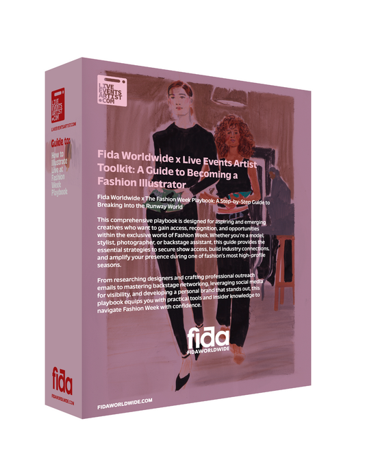 How to Illustrate Live at Fashion Week Playbook