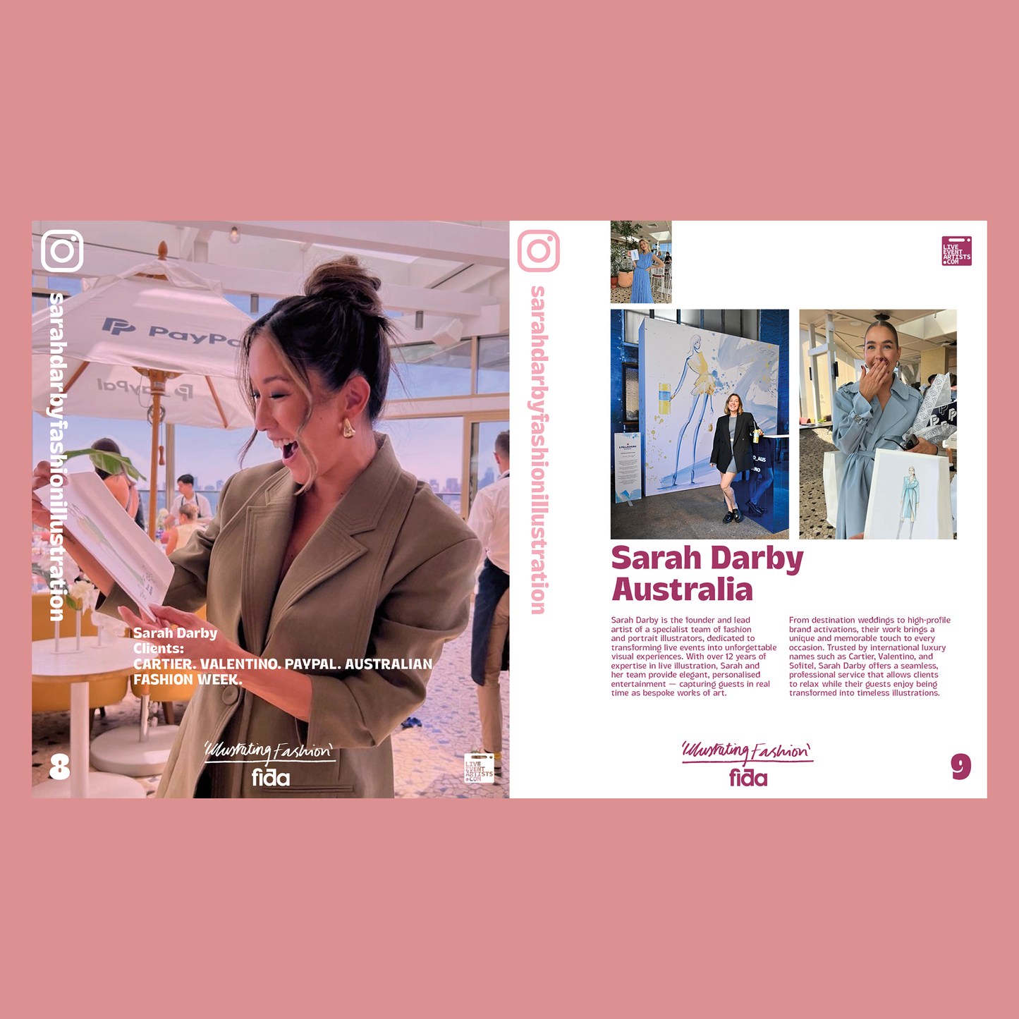 Illustrating fashion - The Leading Live Event Content Creators Book - Early Bird Prices