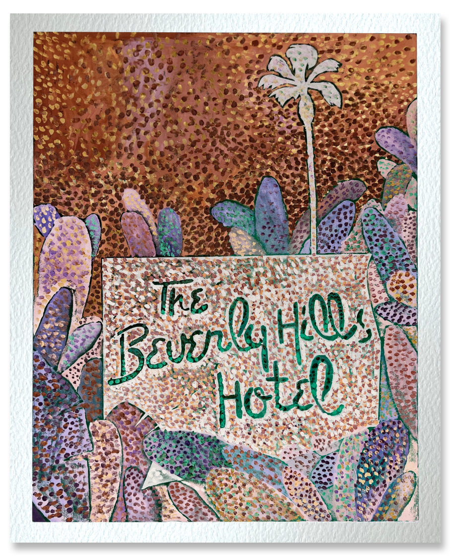 Beverly Hills leaves and tree - Limited edition 10