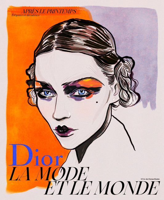 Dior: A Visual Symphony of Fashion Illustration by FIDA Worldwide