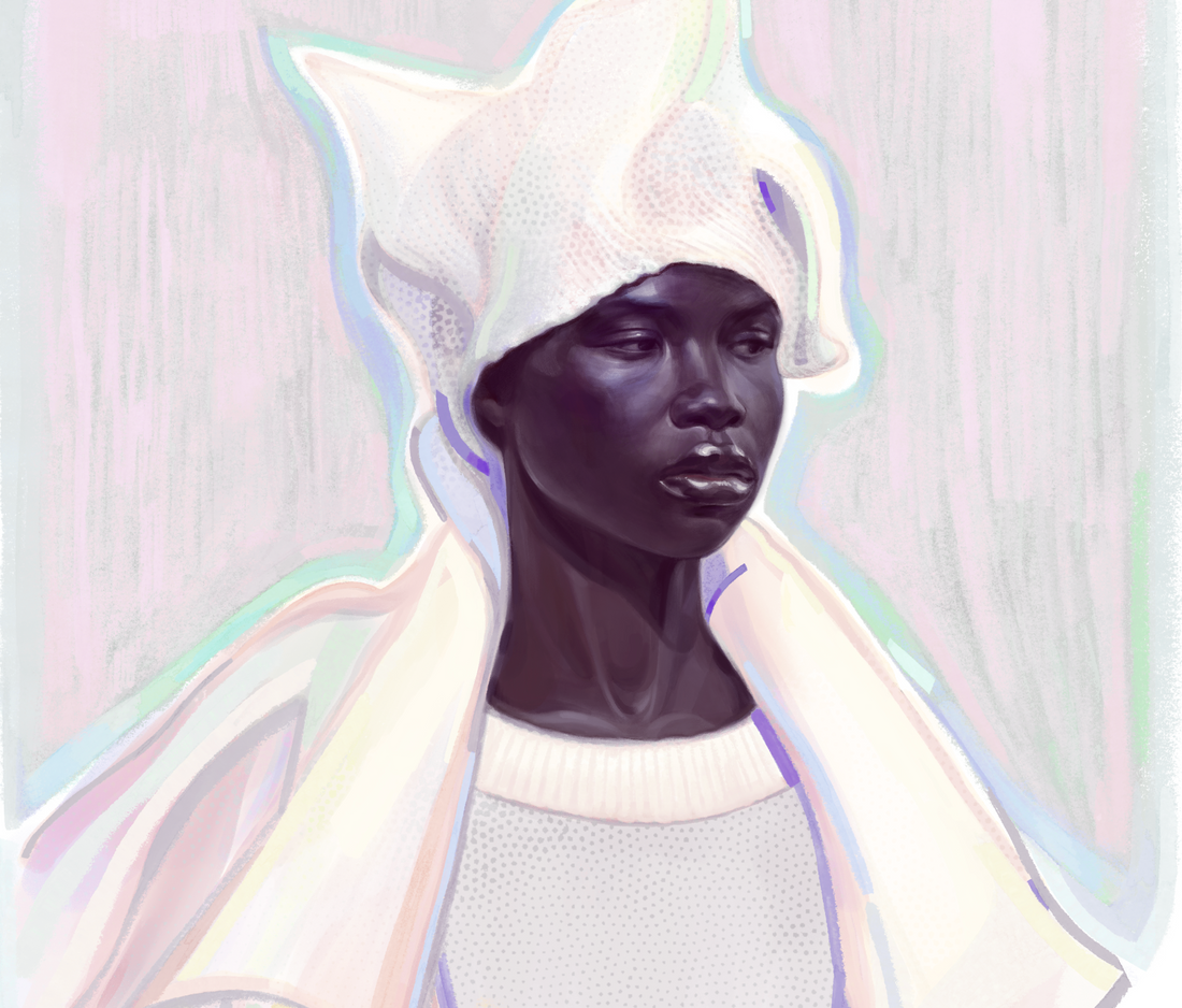 Evgenia Raven Illustrates Issey Miyake’s "[N]either [N]or" Collection: A Fusion of Fashion and Art
