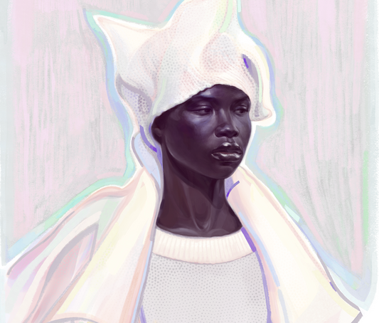 Evgenia Raven Illustrates Issey Miyake’s "[N]either [N]or" Collection: A Fusion of Fashion and Art