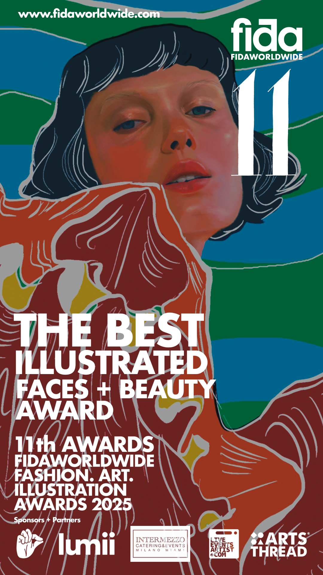 Best Illustrated Faces & Beauty Award – Fida 11th Awards (Early bird until end of month)