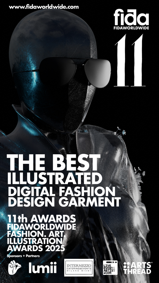 Best Illustrated Digital Fashion Design Award – Fida 11th Awards (Early bird until end of month)