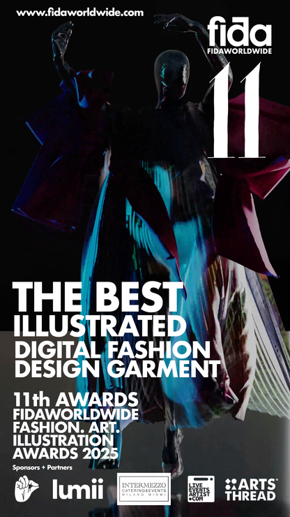 Best Illustrated Digital Fashion Design Award – Fida 11th Awards (Early bird until end of month)
