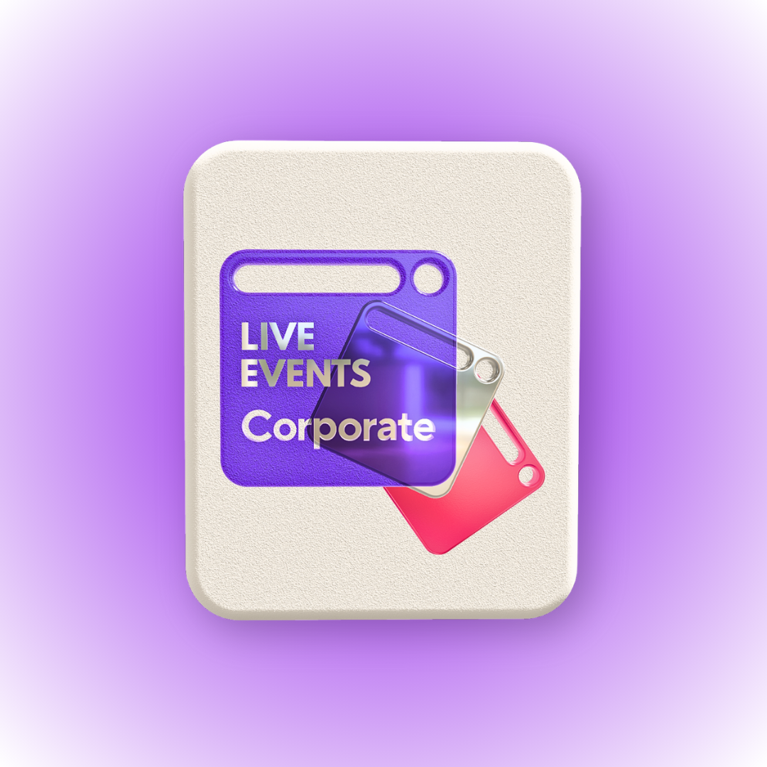 Live Events Promotion: Corporate Package