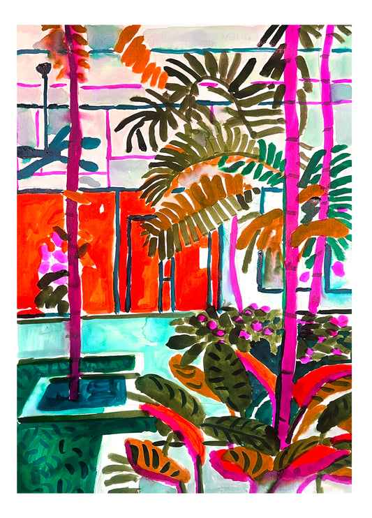 Miami Orange Art Print – Kenya Fundraiser