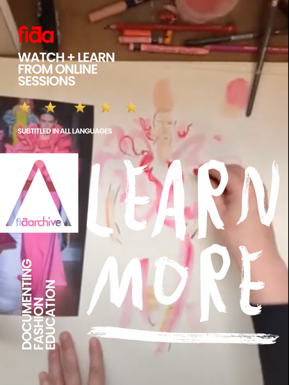 FIDARTS ARCHIVE number v.003 Commercial Fashion Illustration Course (Pre recorded)