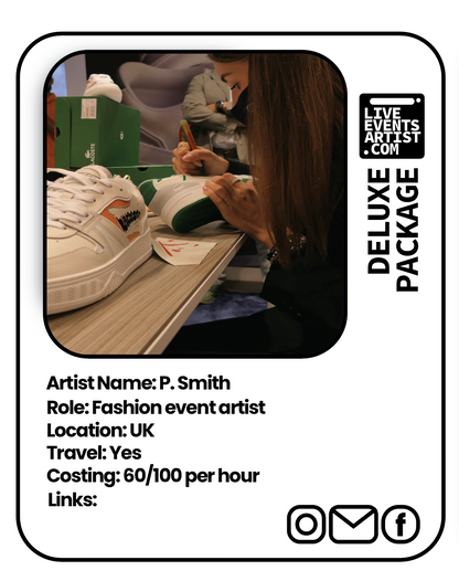 Live Events Artist - Deluxe Package