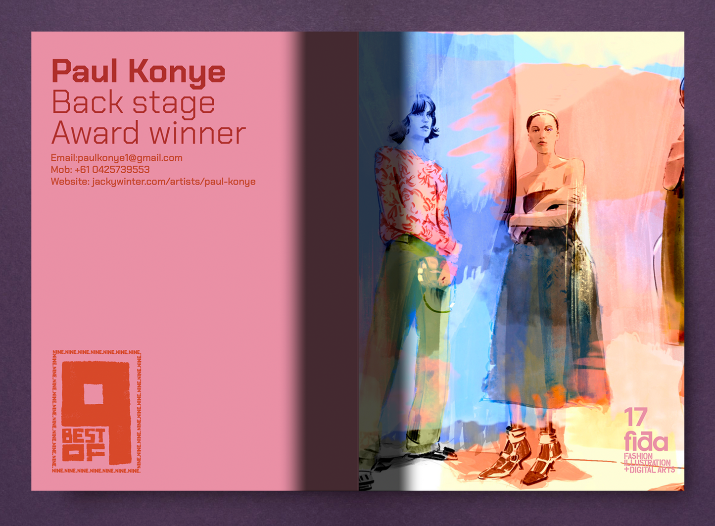 The 9th Fashion illustration and digital arts award e-book