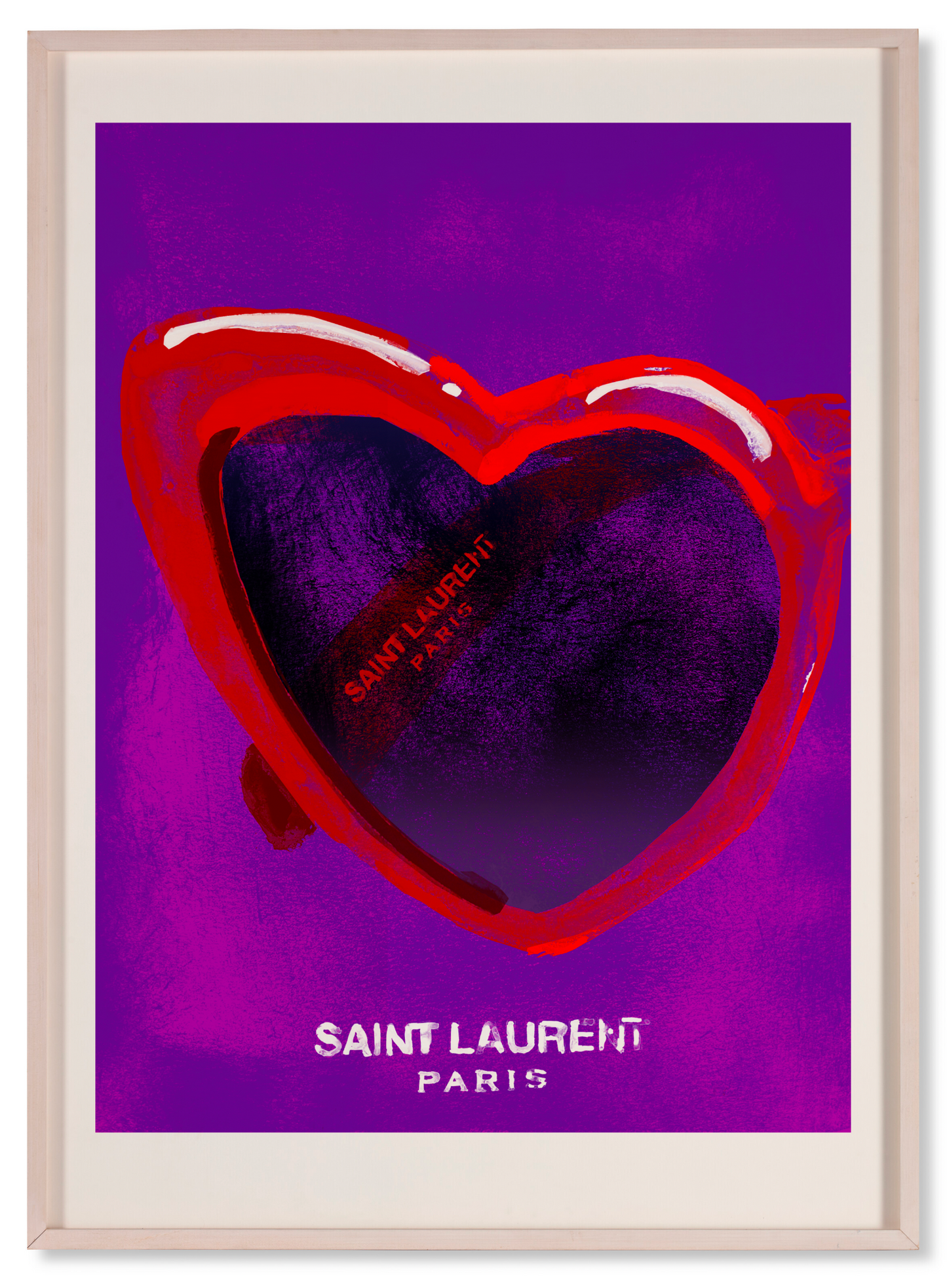 YSL Heart Print