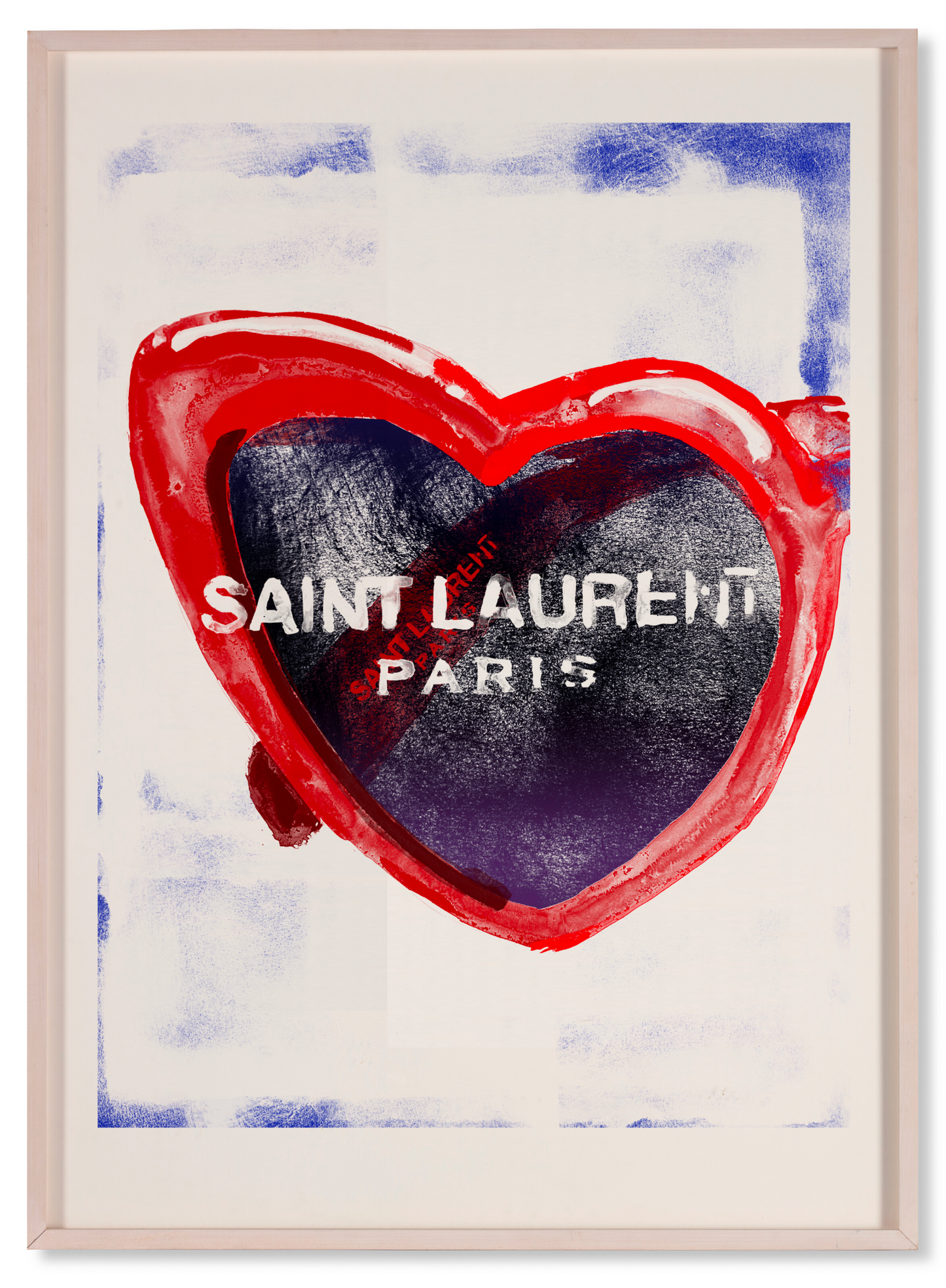 YSL Heart Print