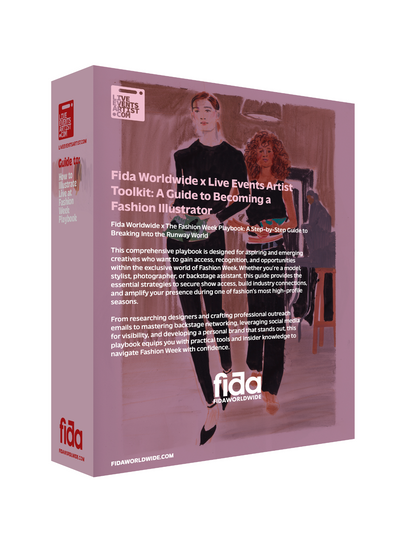 How to Illustrate Live at Fashion Week Playbook