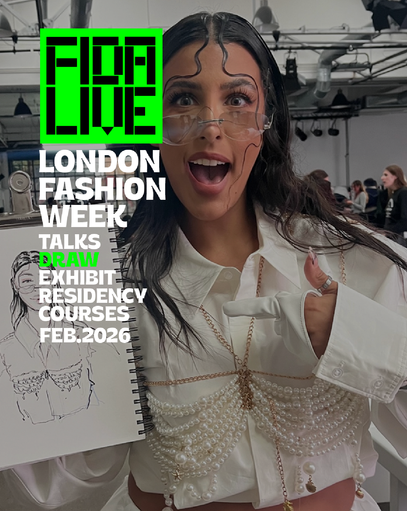 FIDA LIVE Fashion Illustration Experience – London Fashion Week FEB 26