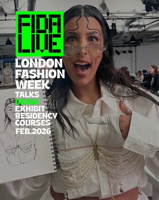 FIDA LIVE Fashion Illustration Experience – London Fashion Week FEB 26