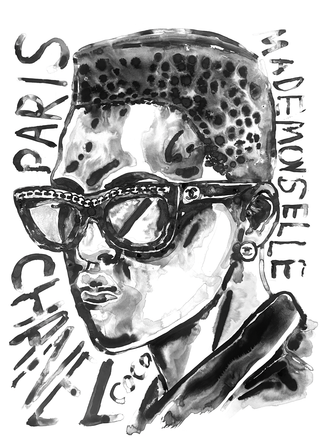 Mademoiselle Chanel Art Print – Kenya Fundraiser