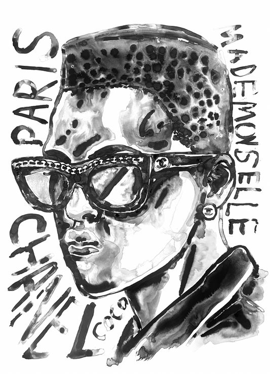 Mademoiselle Chanel Art Print – Kenya Fundraiser