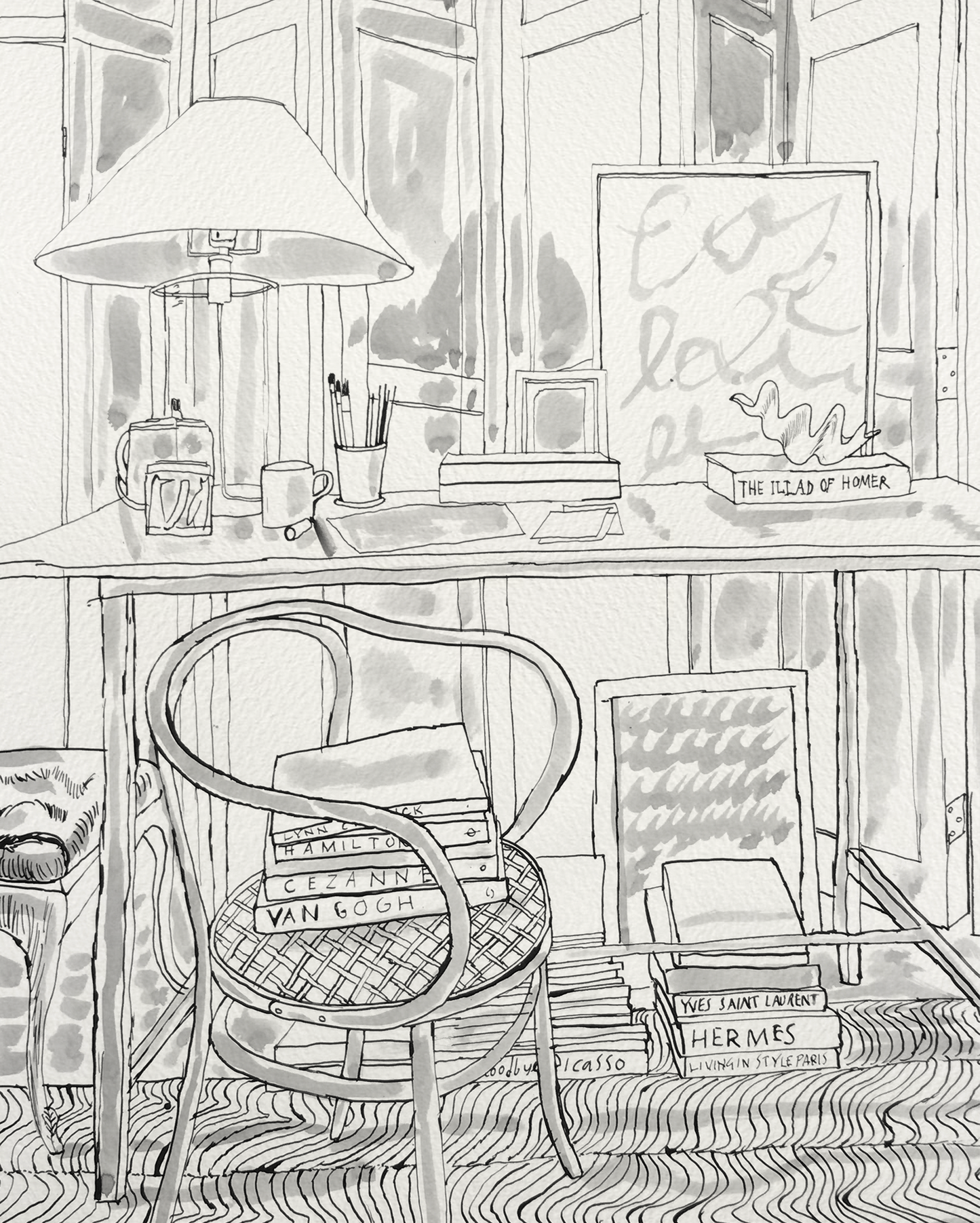 Inside the studio Beverley Hills