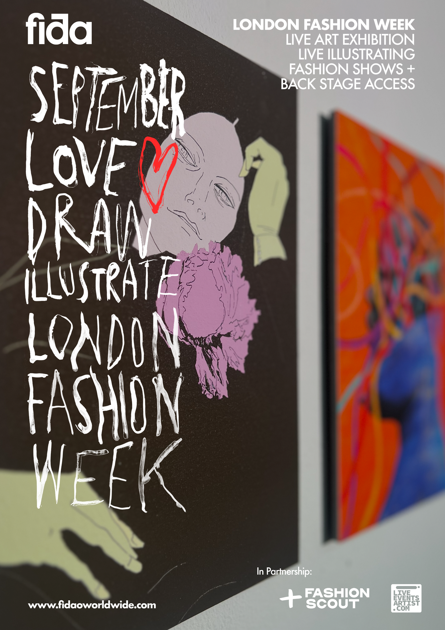 LOVE.DRAW.ILLUSTRATE. -  London Fashion Week Experience & Exhibition - EARLY BIRD FEES END OF MONTH