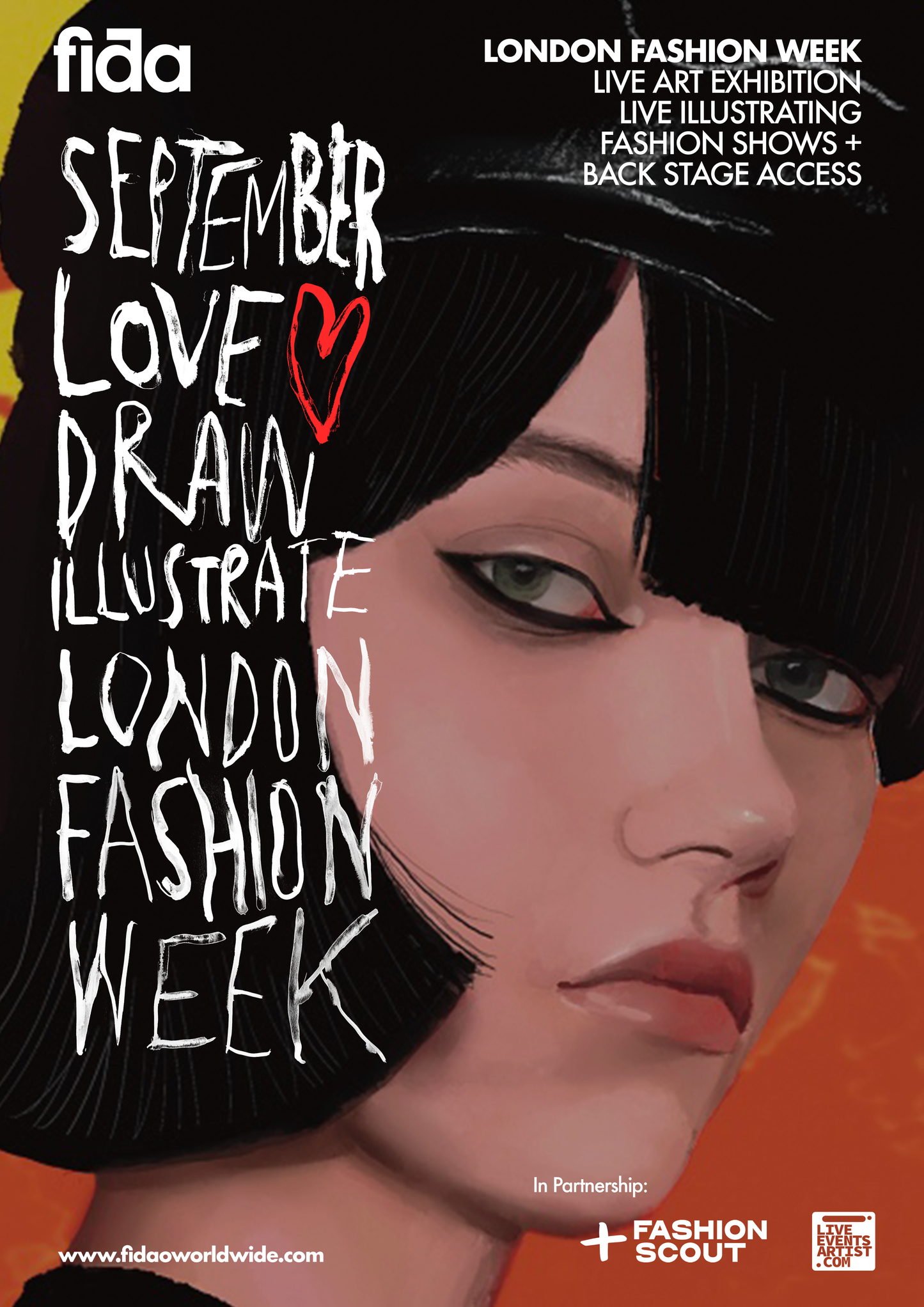 LOVE.DRAW.ILLUSTRATE. -  London Fashion Week Experience & Exhibition - EARLY BIRD FEES END OF MONTH