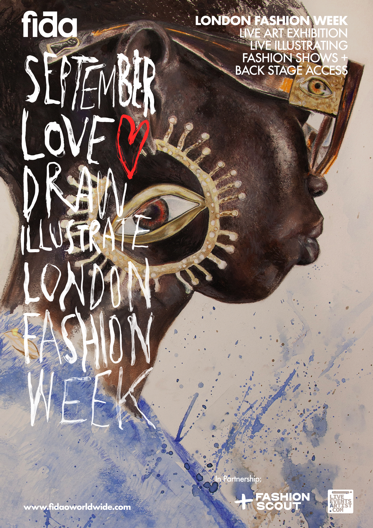 LOVE.DRAW.ILLUSTRATE. -  London Fashion Week Experience & Exhibition - EARLY BIRD FEES END OF MONTH