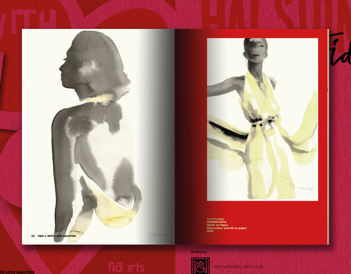 Fida x Halston e-Magazine cover 2