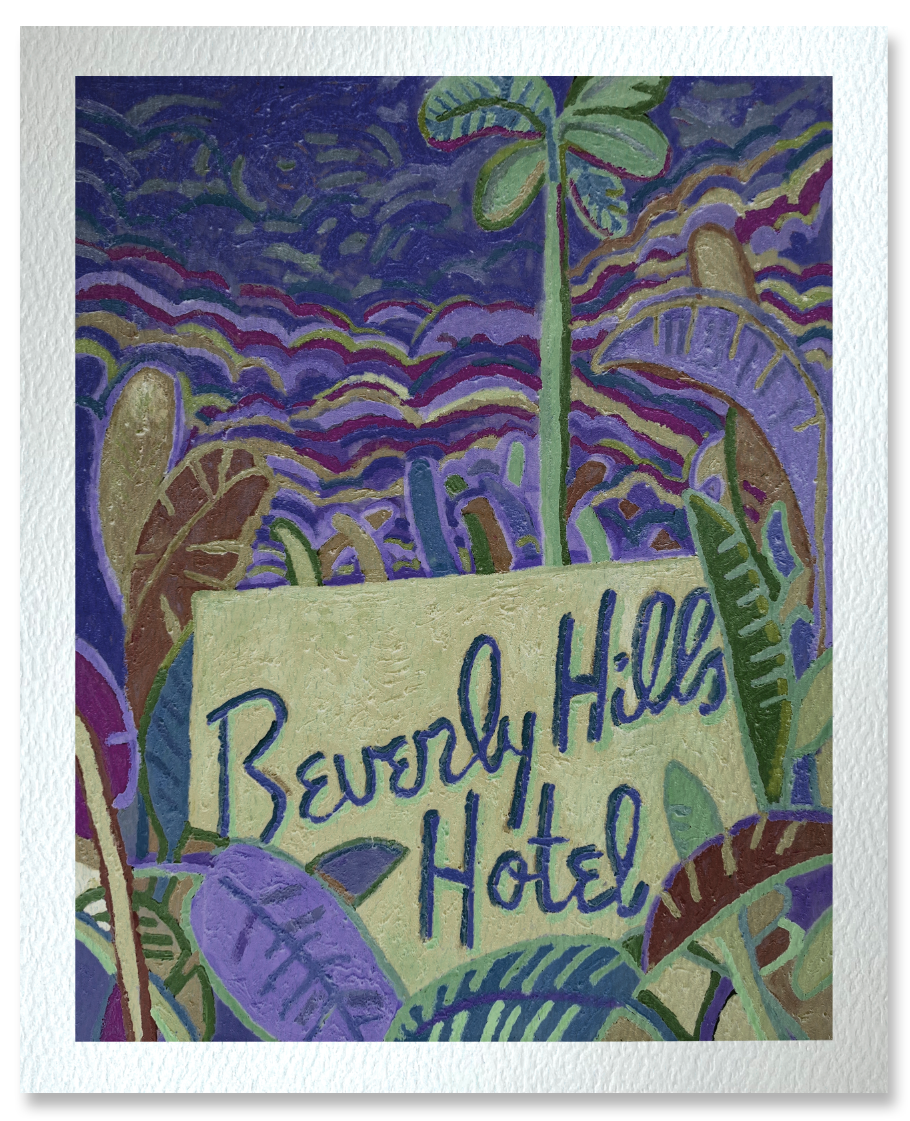 Hills of Nash purple night - limited edition 10 prints