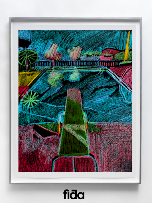 Beverly Hills Pools Art Prints (3 colour variations) – Kenya Fundraiser